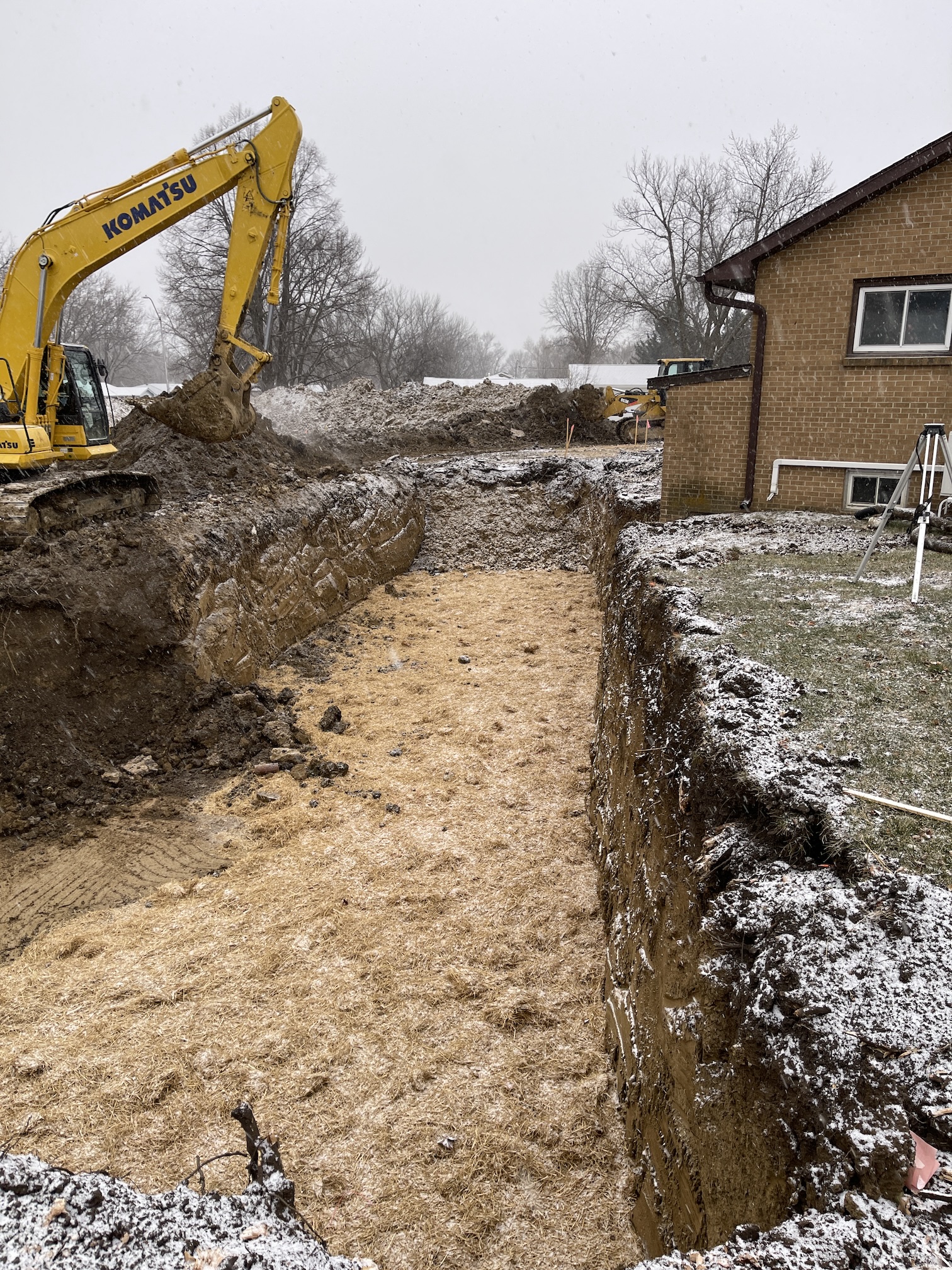 Digging out for the new building